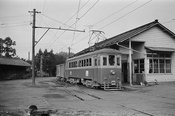 復旧前の掛田駅