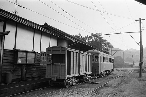 復旧前の掛田駅