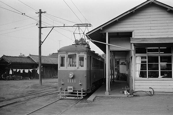 復旧前の掛田駅