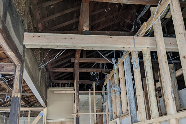 復旧工事の様子