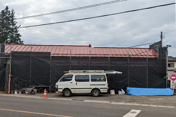 復旧工事の様子