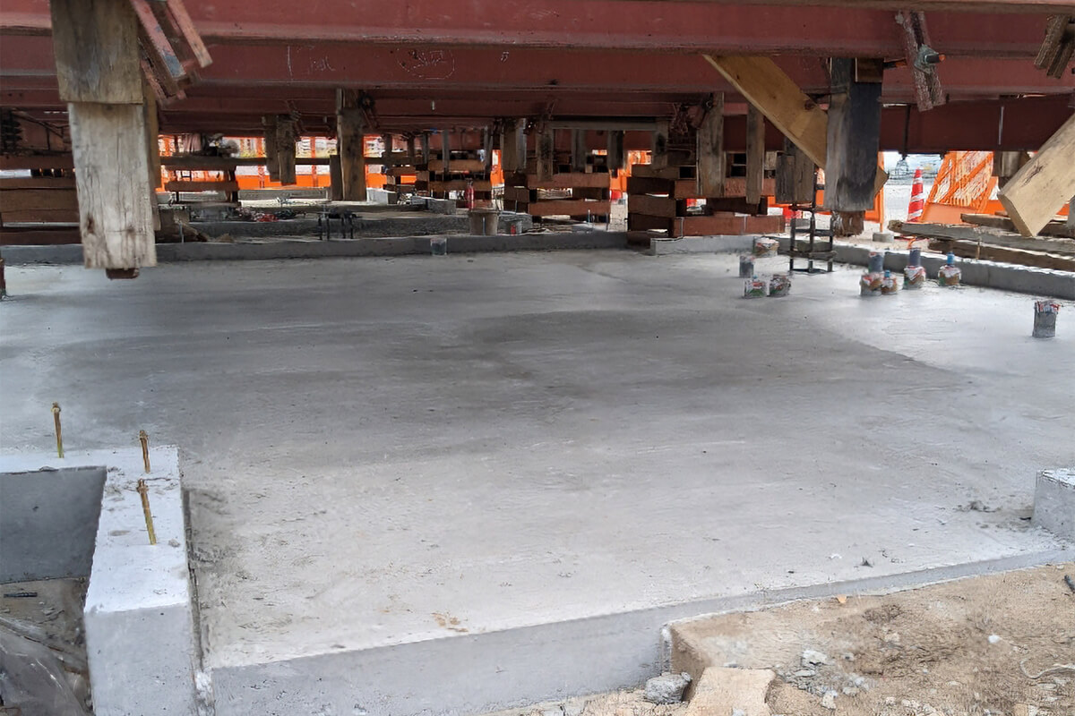 復旧工事の様子