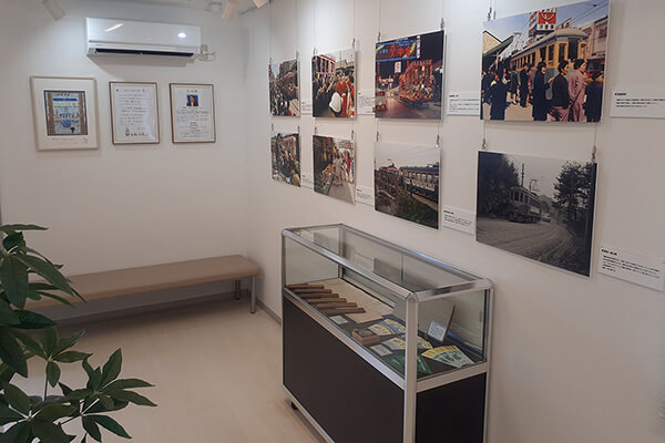 路面電車施設内の様子