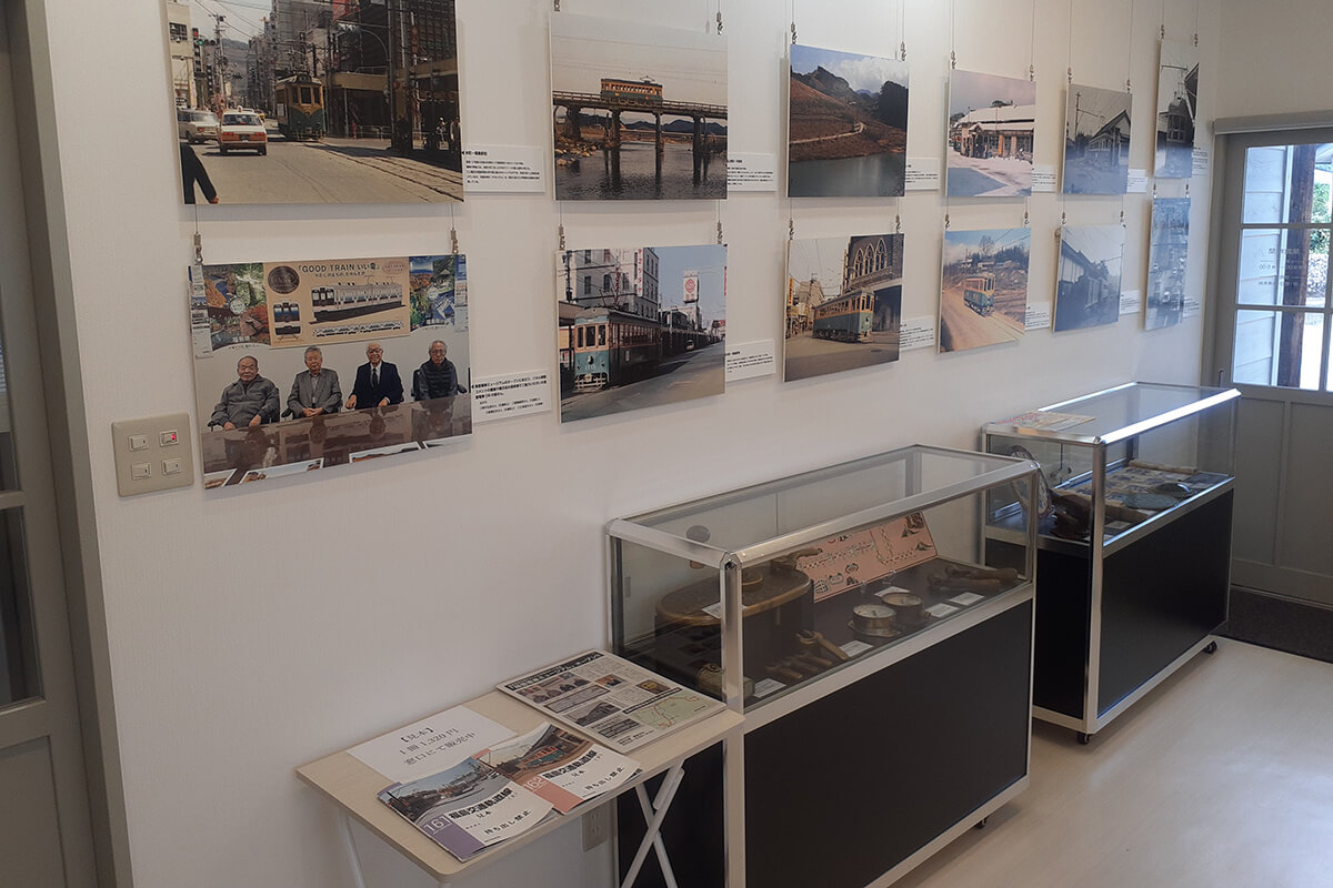 路面電車施設内の様子