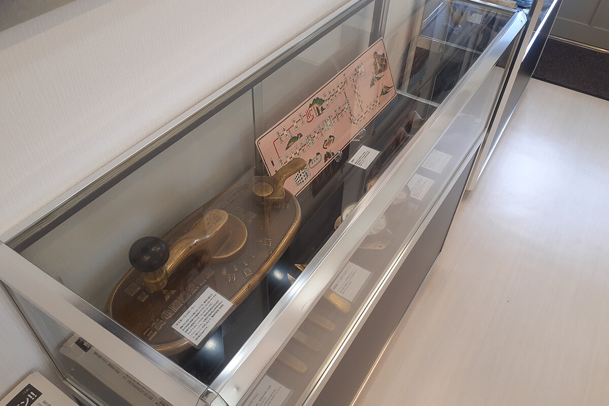 路面電車施設内の様子